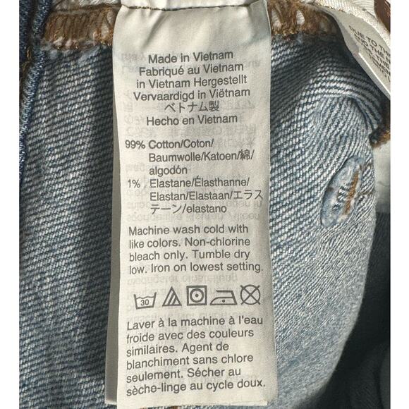 Madewell The Perfect Vintage Crop Jean in Enmore Wash Raw Hem Edition Sz 25 - Picture 12 of 16